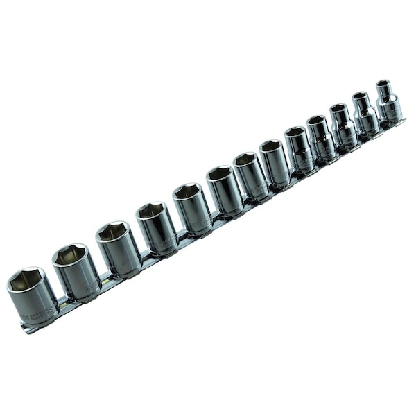 Mtrc Chrome Socket Set, 13 pcs.